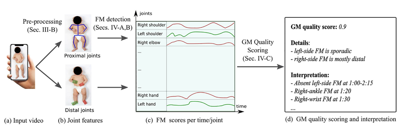 Interpretable movement analysis of joints